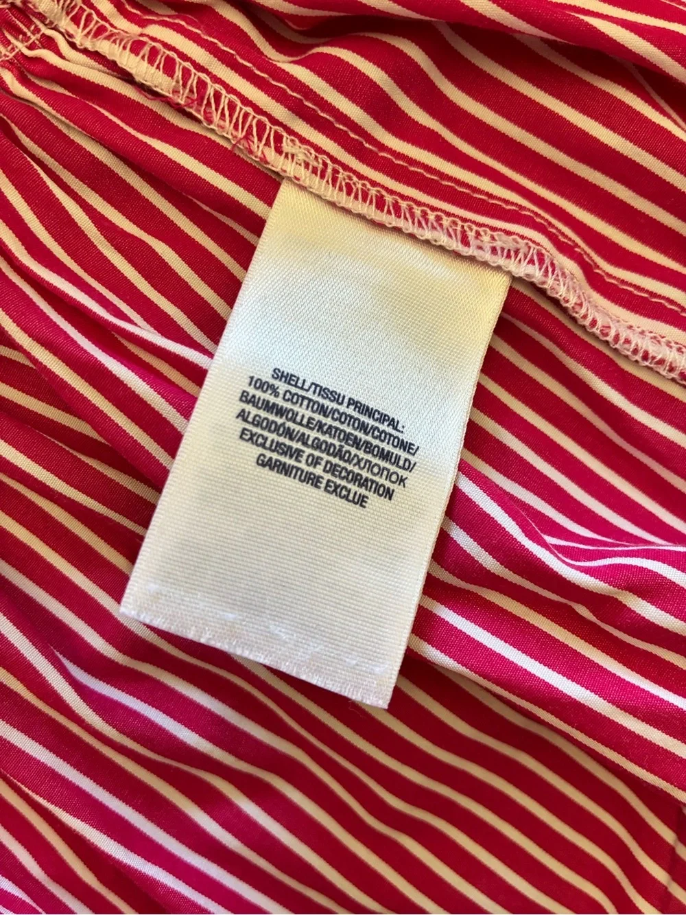 Ralph Lauren pink and White Striped Girls' Shirt Dress